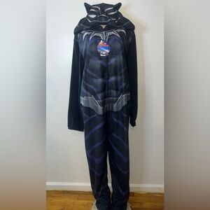 Marvel Men’s Black Panther Hooded One-piece pijamas